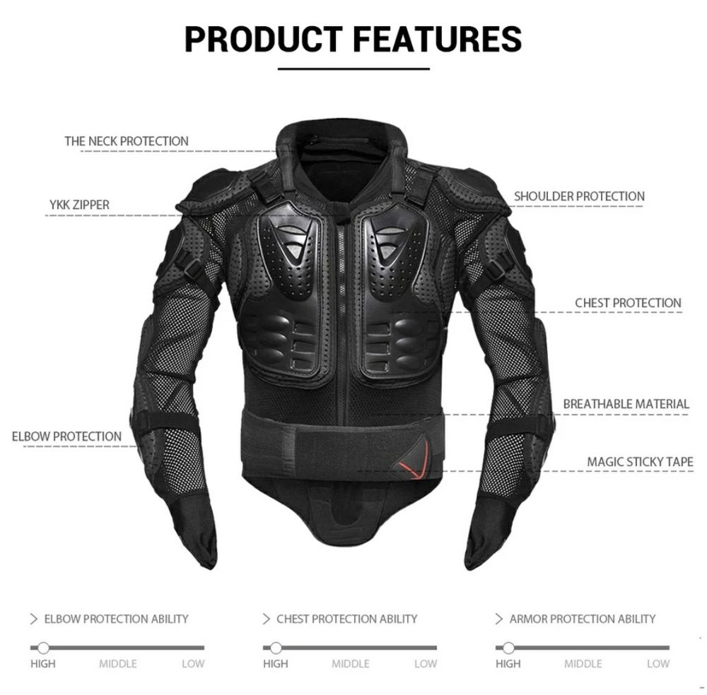 Colete de proteção moto enduro motocross